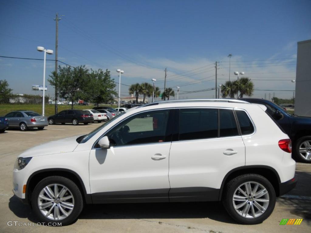 Candy White 2011 Volkswagen Tiguan SEL Exterior Photo #47435001