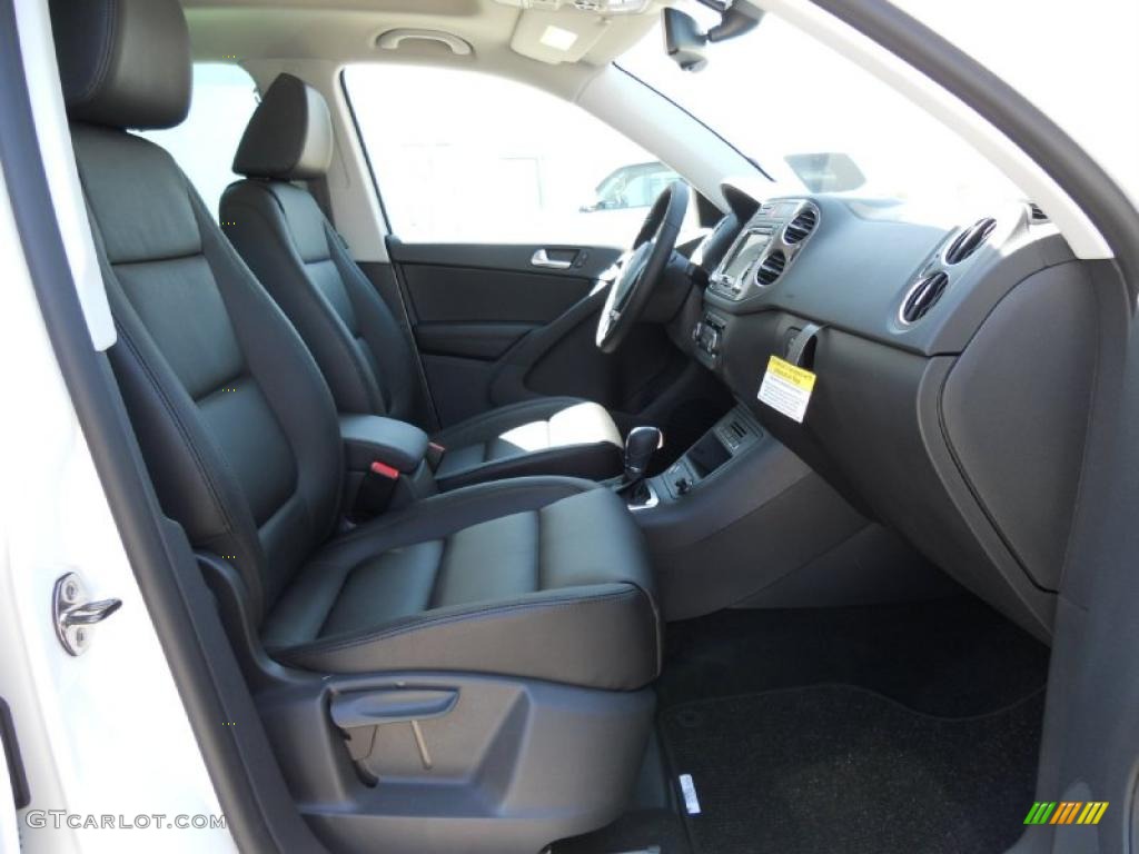 Charcoal Interior 2011 Volkswagen Tiguan SEL Photo #47435115