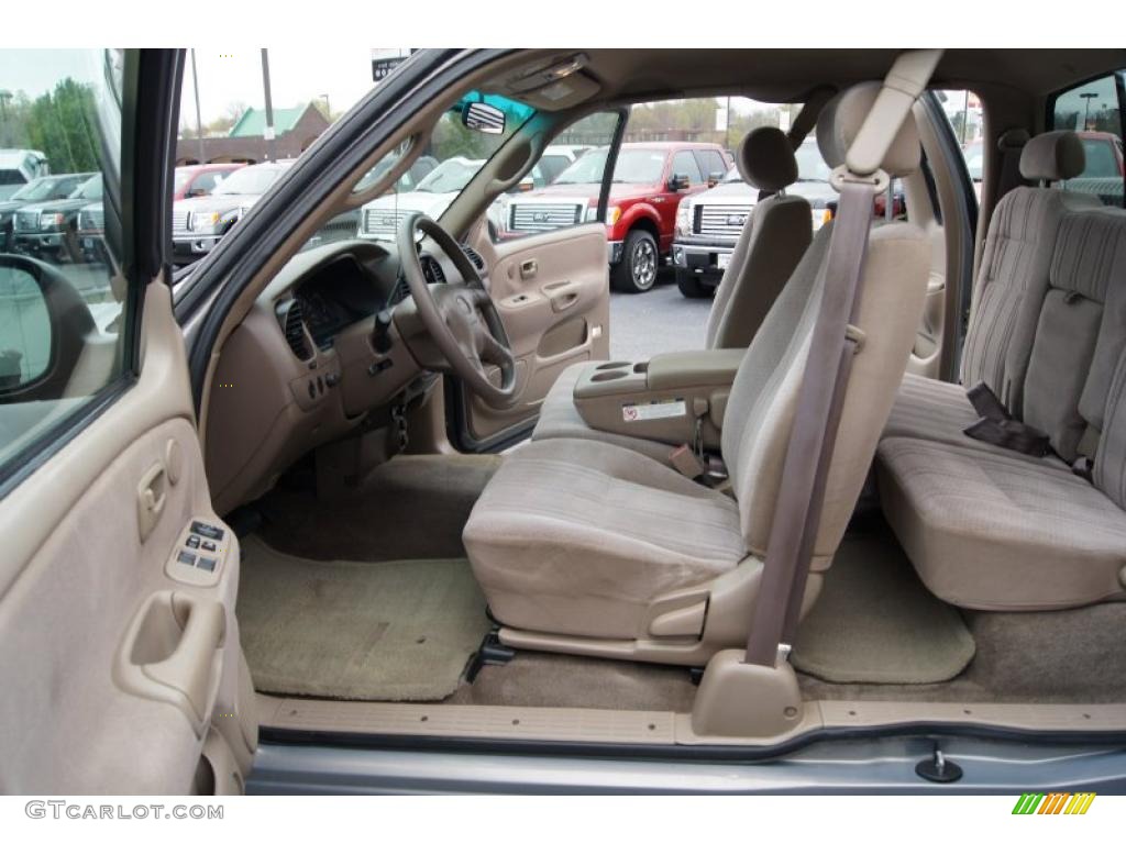 Oak Interior 2002 Toyota Tundra SR5 Access Cab Photo #47435433