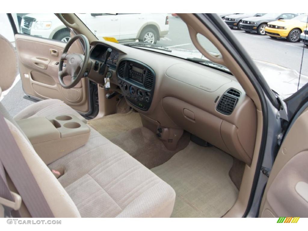 Oak Interior 2002 Toyota Tundra SR5 Access Cab Photo #47435487