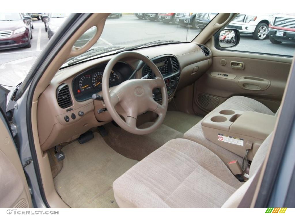 Oak Interior 2002 Toyota Tundra SR5 Access Cab Photo #47435607