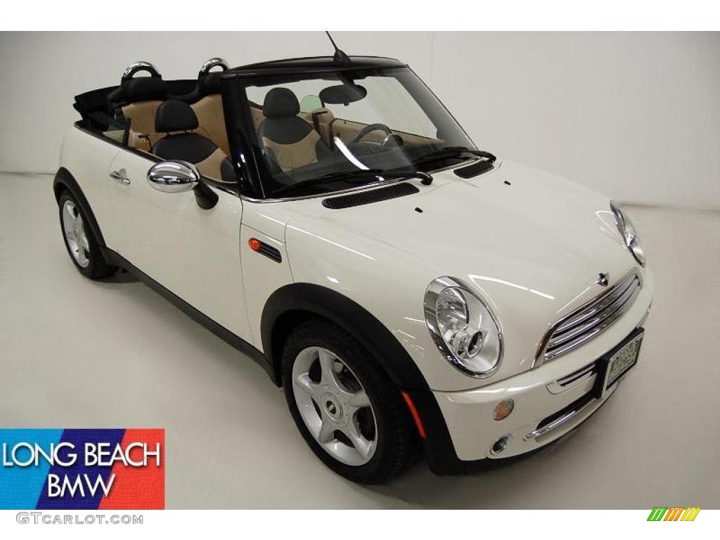 2006 Cooper Convertible - Pepper White / Cordoba Beige photo #1