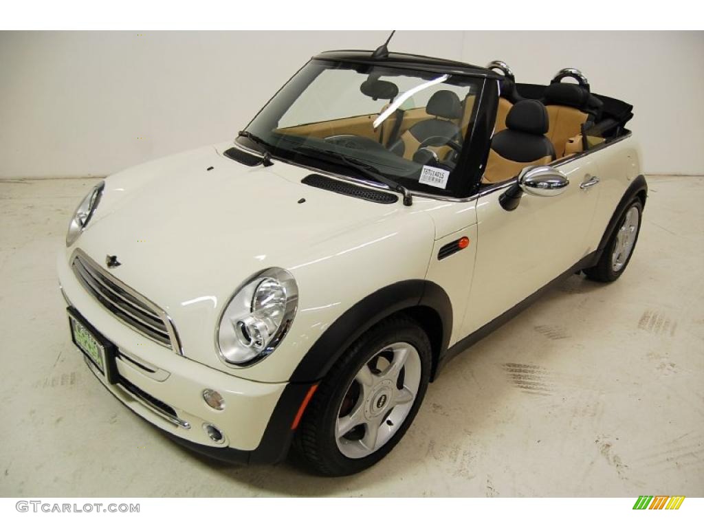 2006 Cooper Convertible - Pepper White / Cordoba Beige photo #7