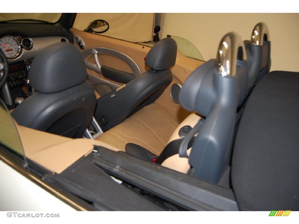 2006 Cooper Convertible - Pepper White / Cordoba Beige photo #19