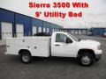 2011 Summit White GMC Sierra 3500HD Work Truck Regular Cab Utility  photo #1
