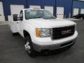 Summit White 2011 GMC Sierra 3500HD Work Truck Regular Cab Utility Exterior