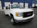 2011 Summit White GMC Sierra 3500HD Work Truck Regular Cab Utility  photo #2