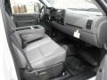 Dark Titanium 2011 GMC Sierra 3500HD Work Truck Crew Cab 4x4 Chassis Dump Truck Interior Color