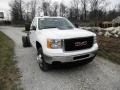 Summit White - Sierra 3500HD Work Truck Crew Cab 4x4 Chassis Dump Truck Photo No. 2