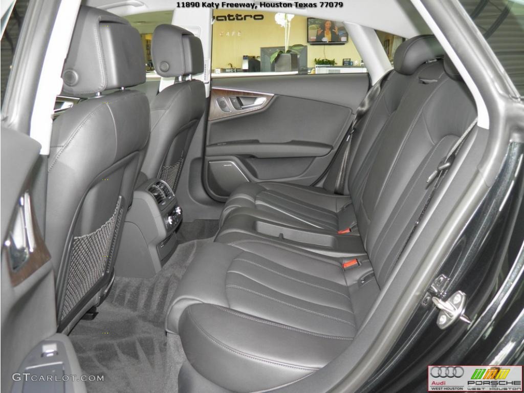 Black Interior 2012 Audi A7 3.0T quattro Prestige Photo #47437710