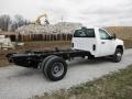 Summit White - Sierra 3500HD Work Truck Crew Cab 4x4 Chassis Dump Truck Photo No. 13