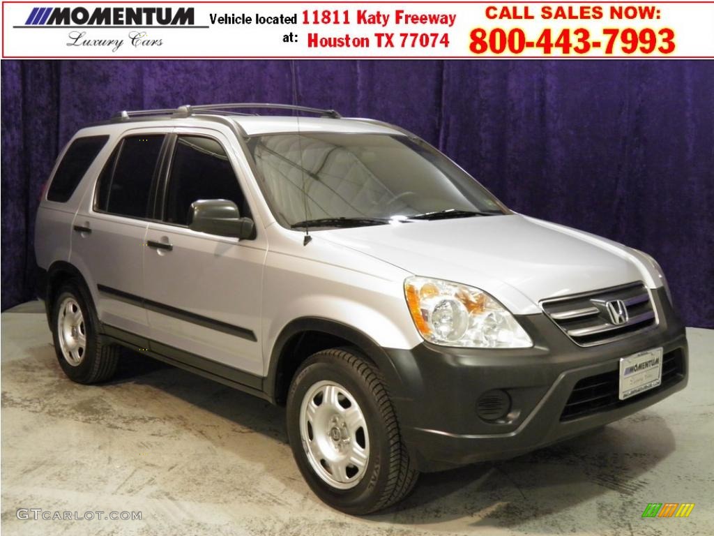 2005 CR-V LX - Satin Silver Metallic / Black photo #1