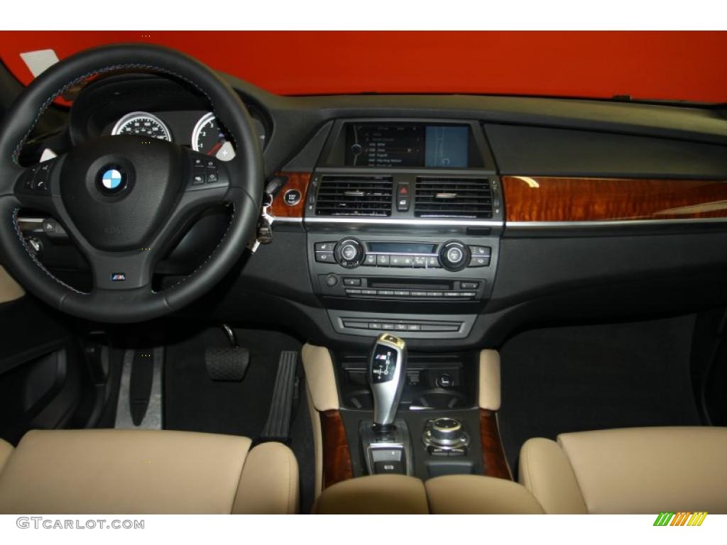 2011 X6 M M xDrive - Alpine White / Bamboo Beige Merino Leather photo #5
