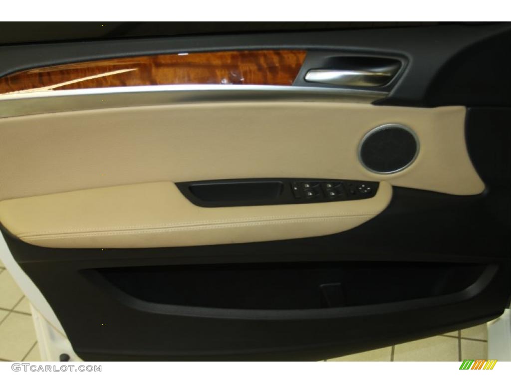 2011 X6 M M xDrive - Alpine White / Bamboo Beige Merino Leather photo #22