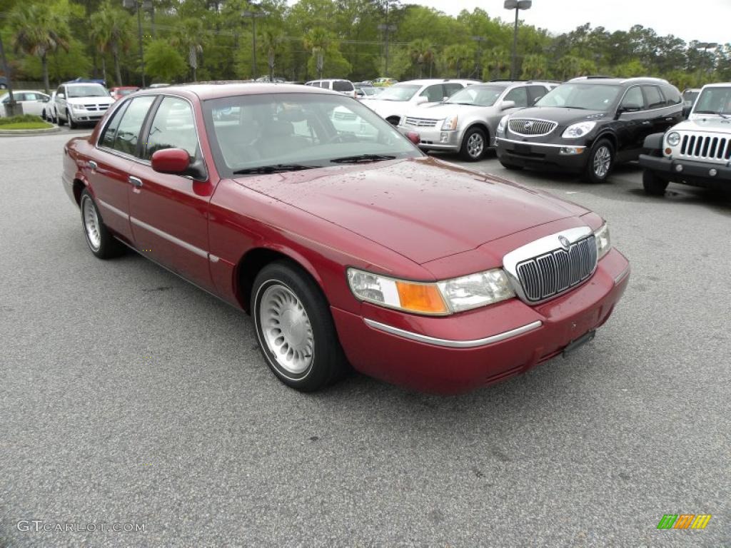 2002 Grand Marquis LS - Matador Red Metallic / Medium Parchment photo #1