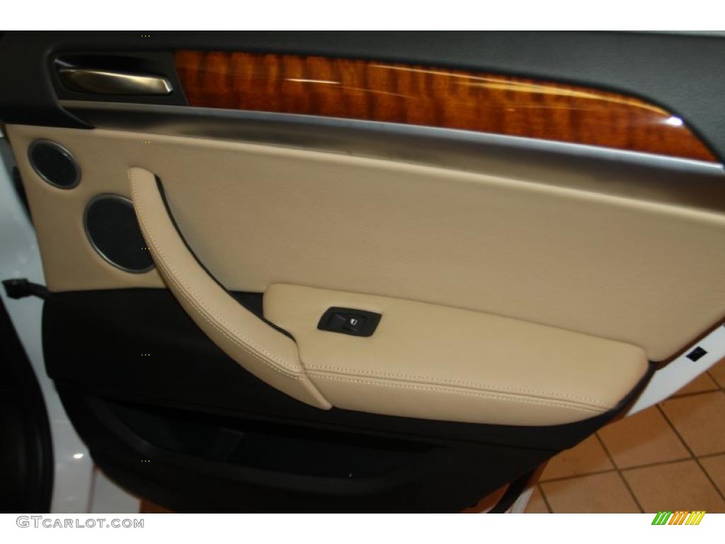 2011 X6 M M xDrive - Alpine White / Bamboo Beige Merino Leather photo #34