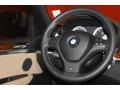 Bamboo Beige Merino Leather Steering Wheel Photo for 2011 BMW X6 M #47438793
