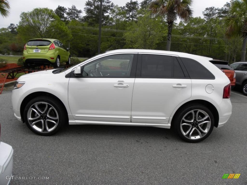 White Platinum Tri-Coat 2011 Ford Edge Sport Exterior Photo #47439480