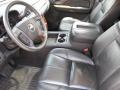 Ebony Black 2007 Chevrolet Silverado 1500 LTZ Extended Cab Interior Color