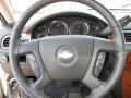 Ebony Black 2007 Chevrolet Silverado 1500 LTZ Extended Cab Steering Wheel