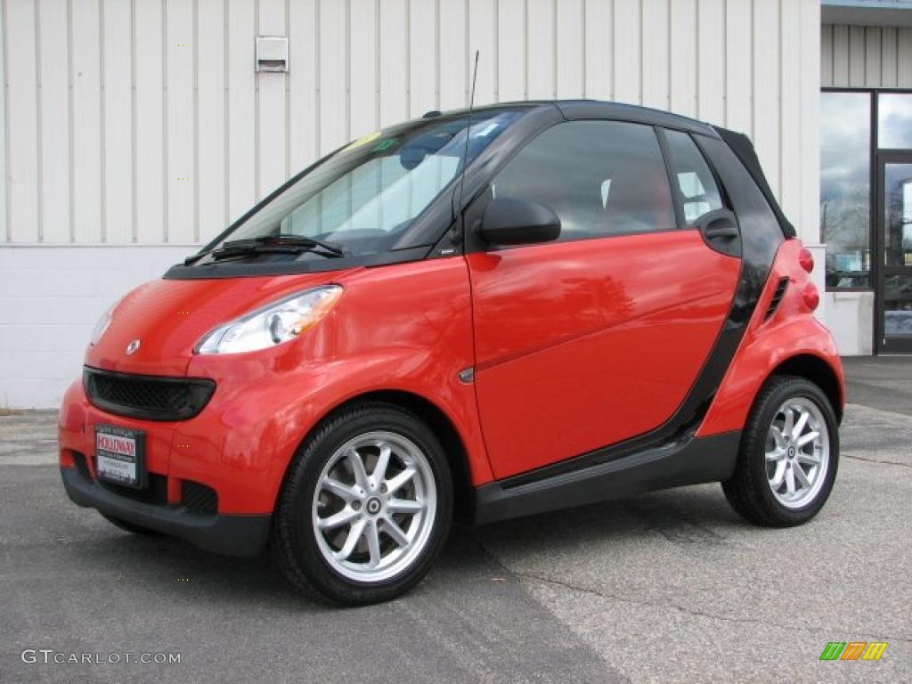 Rally Red 2008 Smart fortwo passion cabriolet Exterior Photo #47441271