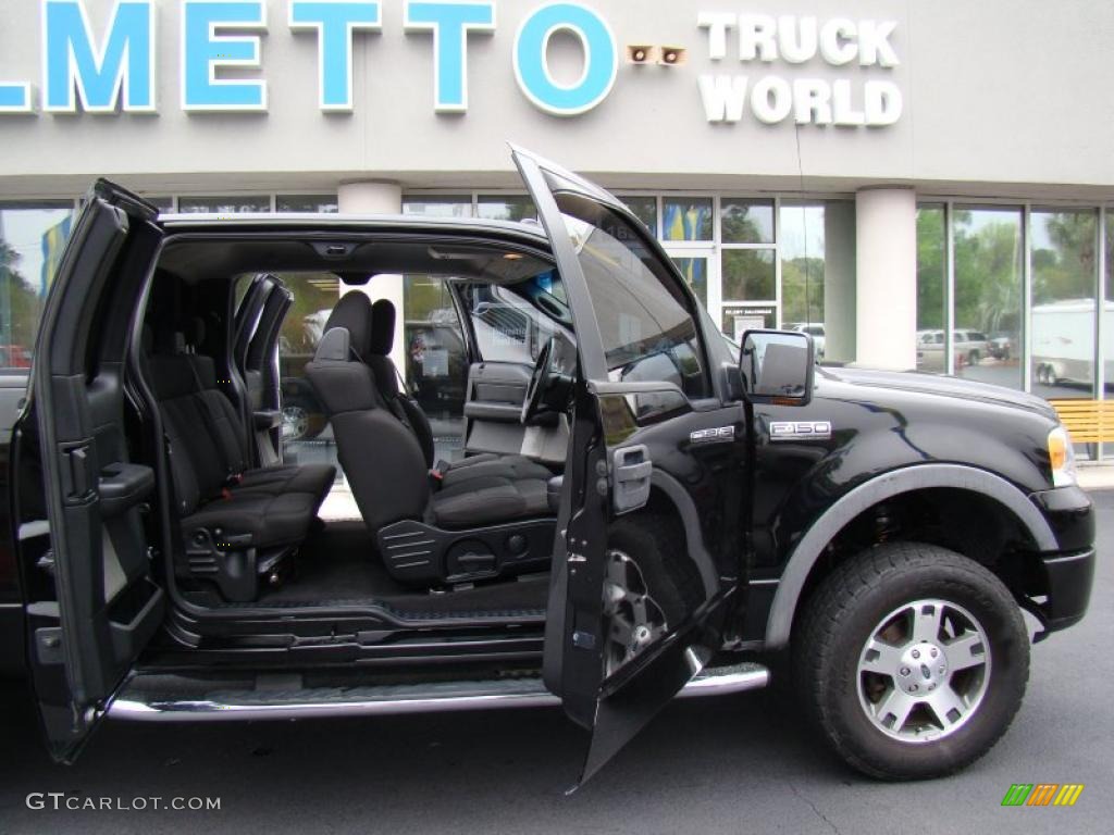 2006 F150 FX4 SuperCab 4x4 - Black / Black photo #16