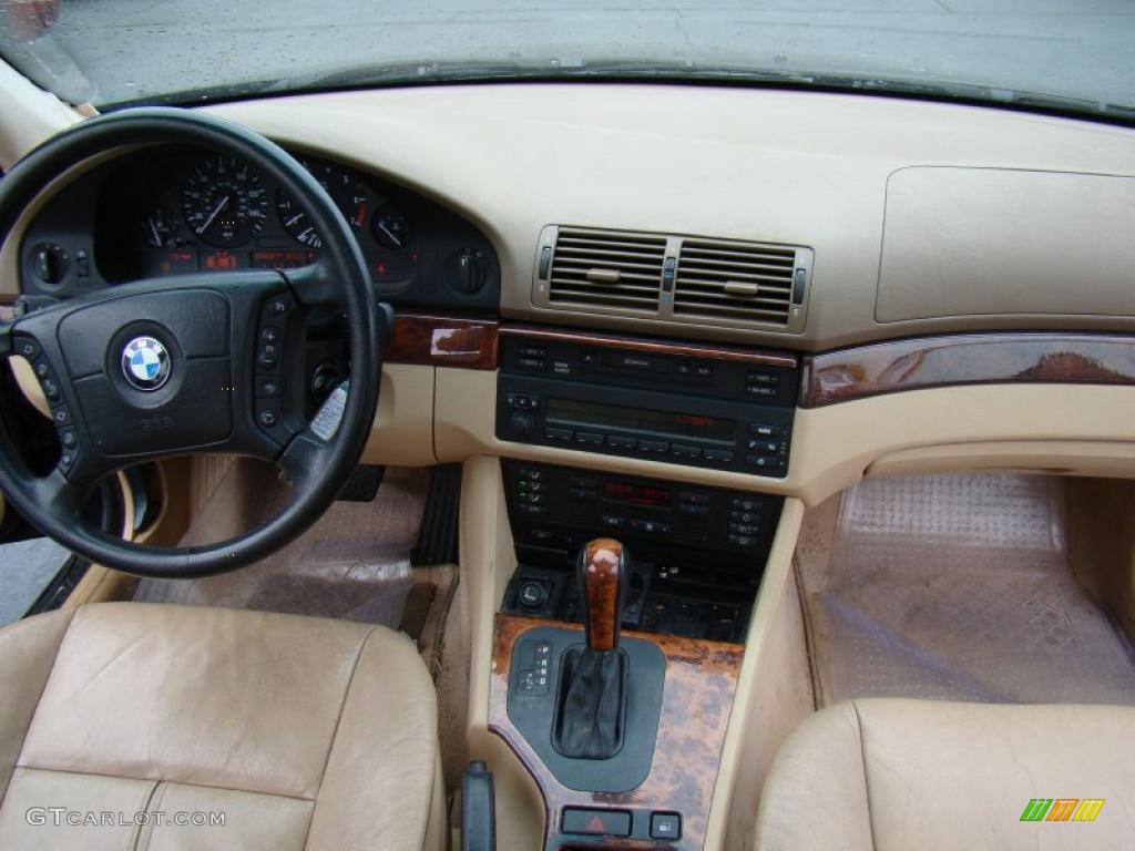 2000 5 Series 528i Sedan - Jet Black / Sand photo #18