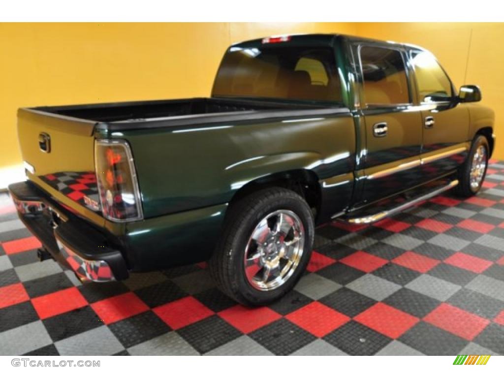 2006 Sierra 1500 SLE Crew Cab 4x4 - Polo Green Metallic / Dark Pewter photo #4