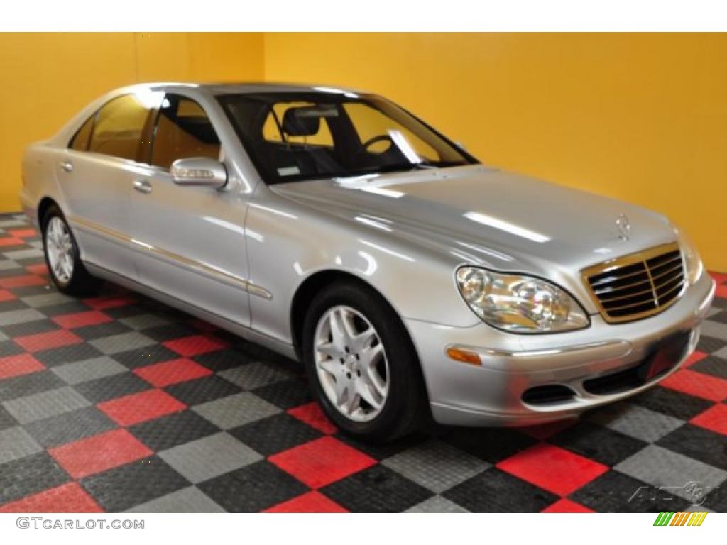 2003 S 500 Sedan - Brilliant Silver Metallic / Charcoal photo #1