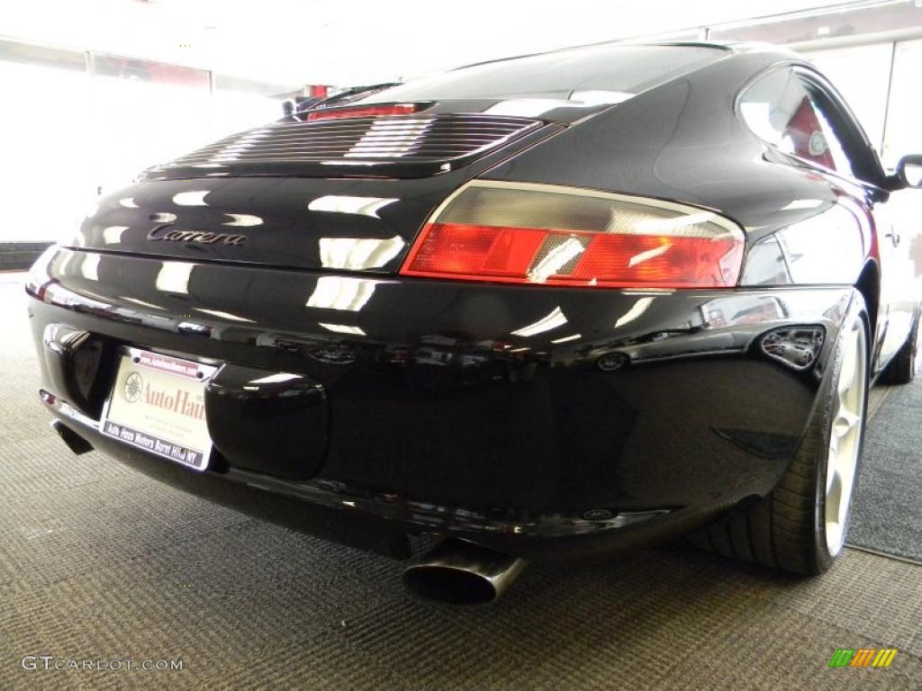 2002 911 Carrera Coupe - Black / Black photo #13