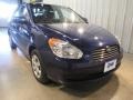 2008 Dark Sapphire Blue Hyundai Accent GLS Sedan  photo #2