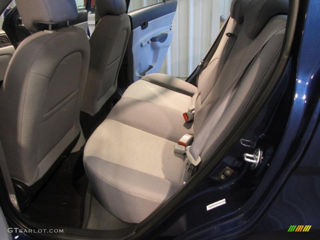 2008 Accent GLS Sedan - Dark Sapphire Blue / Beige photo #10