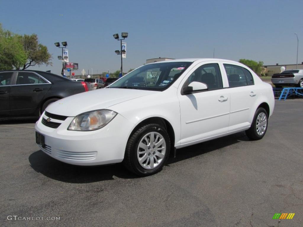 2010 Cobalt LT Sedan - Summit White / Ebony photo #3