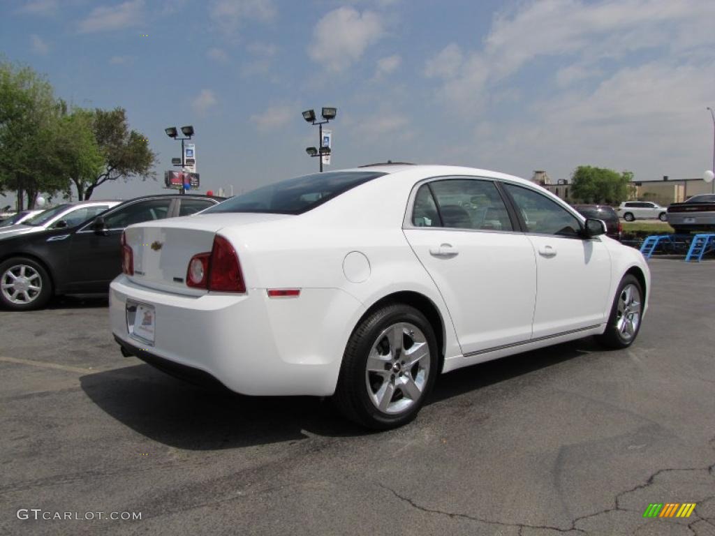 2010 Malibu LT Sedan - Summit White / Ebony photo #6