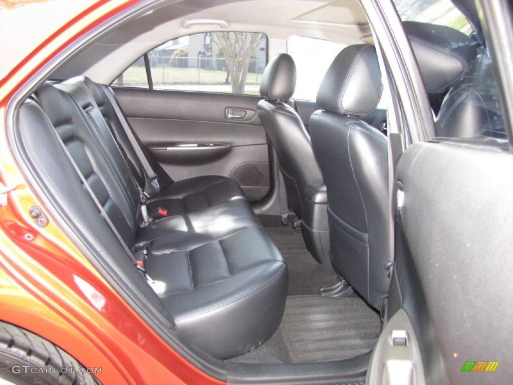 2004 MAZDA6 s Sedan - Blazing Copper Metallic / Black photo #11
