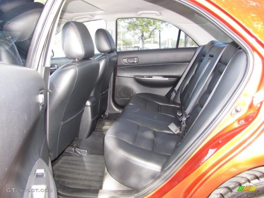 2004 MAZDA6 s Sedan - Blazing Copper Metallic / Black photo #12