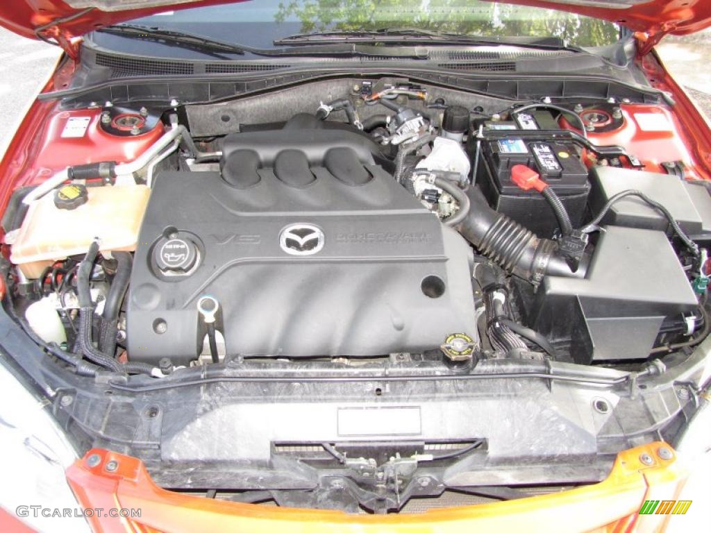 2004 MAZDA6 s Sedan - Blazing Copper Metallic / Black photo #19