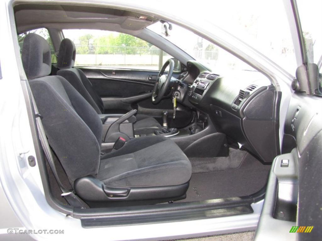 Black Interior 2003 Honda Civic Ex Coupe Photo 47447011