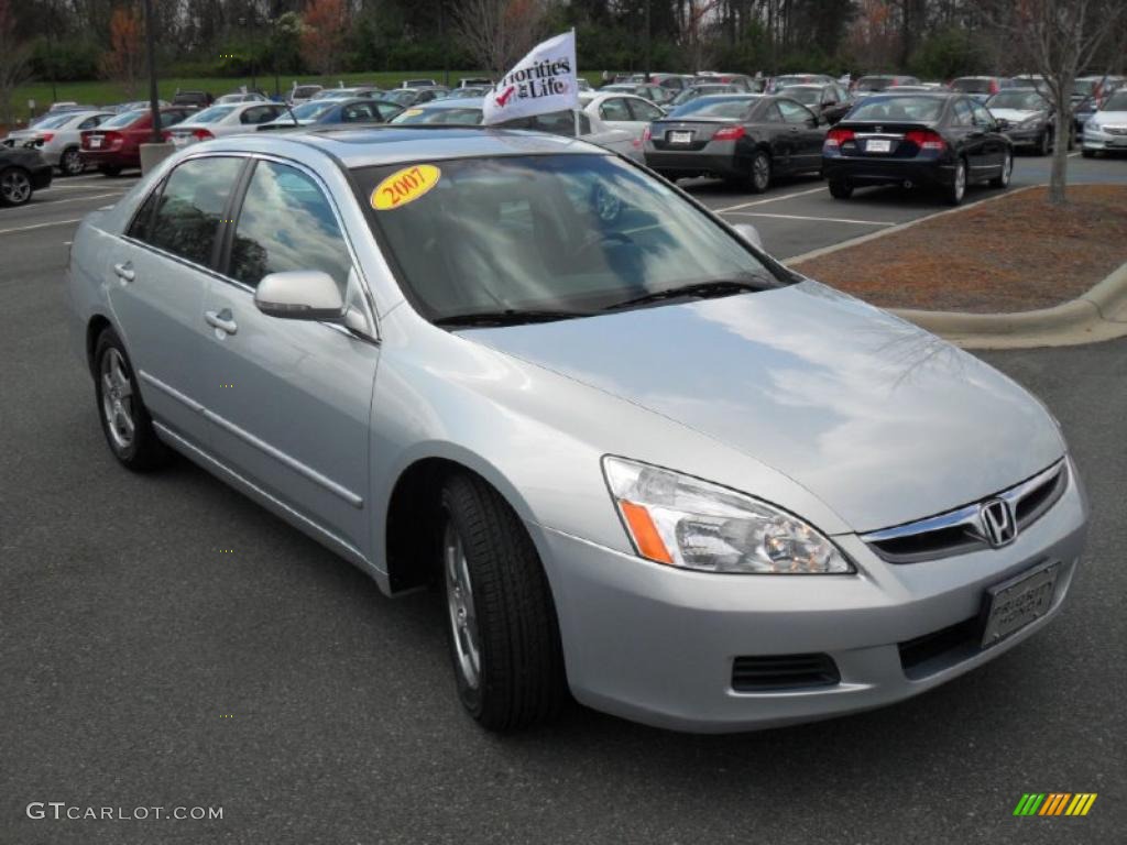 2007 Accord Hybrid Sedan - Silver Frost Metallic / Gray photo #5