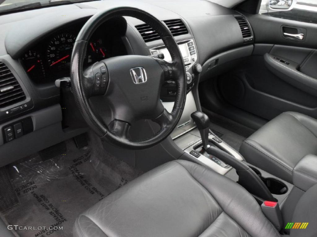 Gray Interior 2007 Honda Accord Hybrid Sedan Photo 47447713