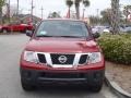 2011 Red Brick Nissan Frontier S Crew Cab  photo #2