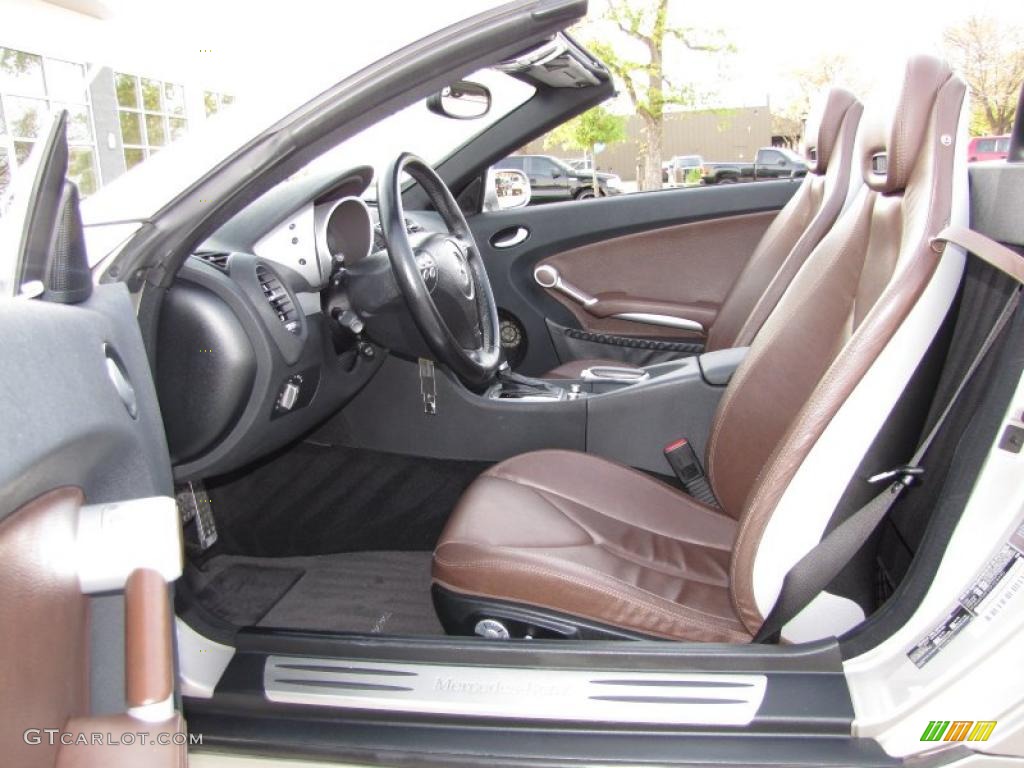 Brown Interior 2005 Mercedes-Benz SLK 350 Roadster Photo #47448376