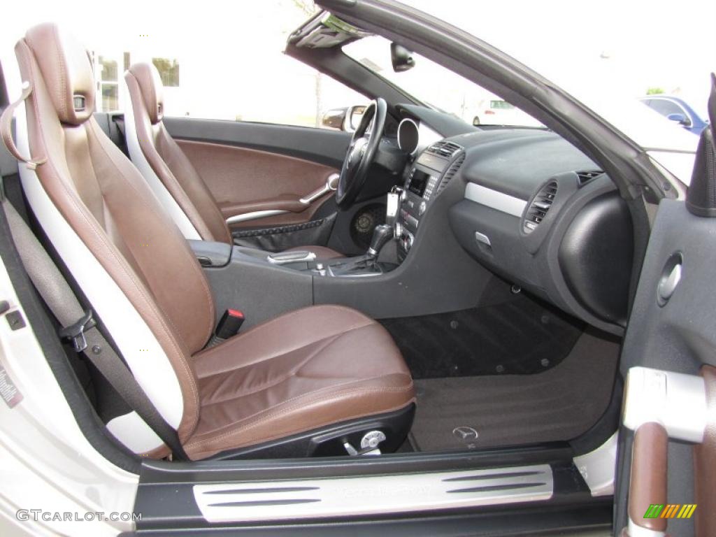 Brown Interior 2005 Mercedes-Benz SLK 350 Roadster Photo #47448391