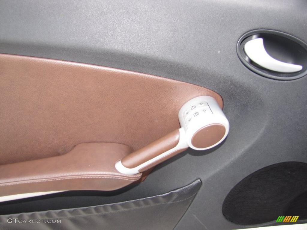 2005 SLK 350 Roadster - Pewter Silver Metallic / Brown photo #11