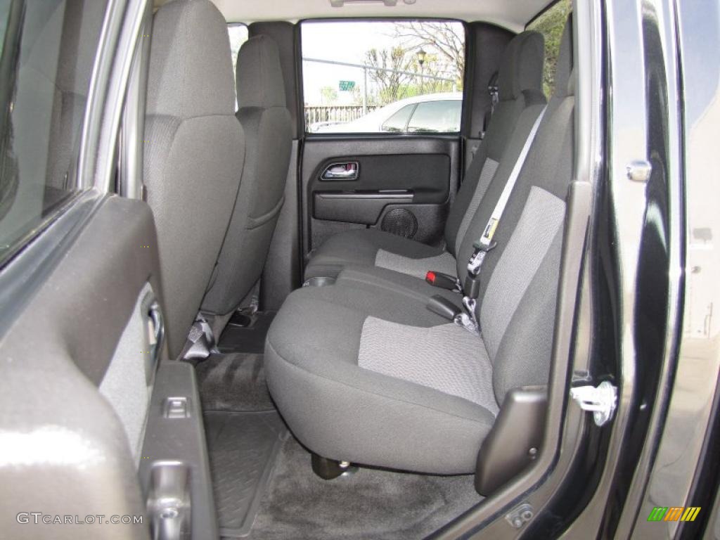 Ebony Interior 2009 GMC Canyon SLE Crew Cab Photo #47449420