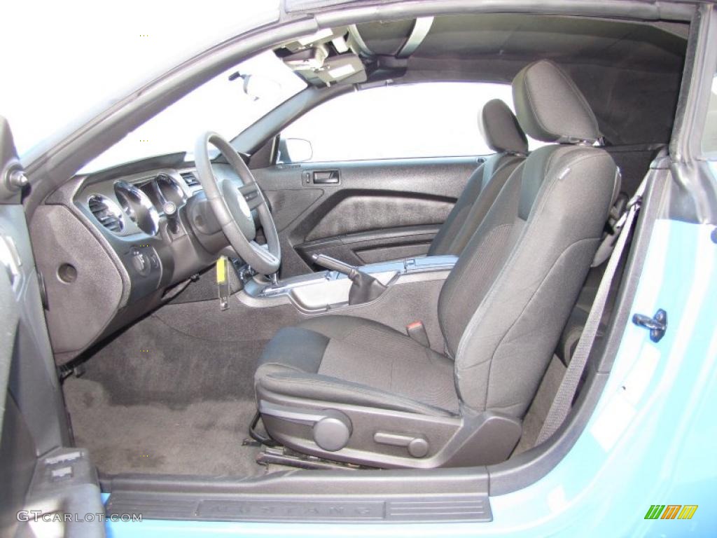 2010 Mustang V6 Convertible - Grabber Blue / Charcoal Black photo #9