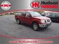 2011 Red Brick Nissan Frontier SV V6 King Cab 4x4  photo #1