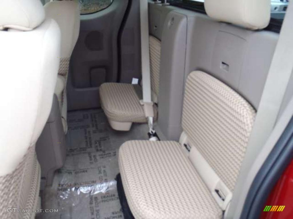 Beige Interior 2011 Nissan Frontier SV V6 King Cab 4x4 Photo #47449834