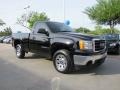 2008 Onyx Black GMC Sierra 1500 Regular Cab  photo #7