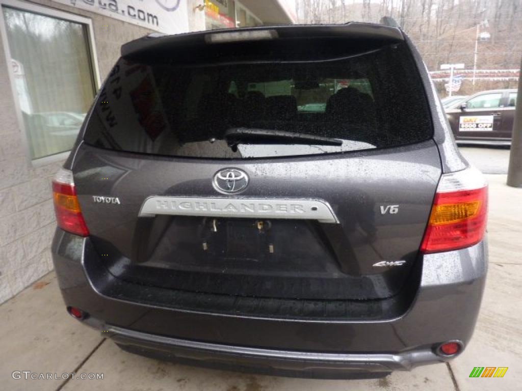 2008 Highlander Limited 4WD - Magnetic Gray Metallic / Ash Gray photo #3